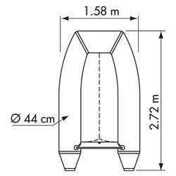 Inflatable Tender FUN II PI270VB