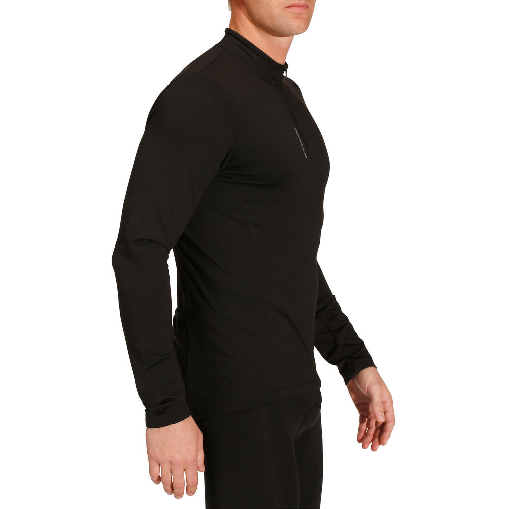 300 Long-Sleeved Cycling Jersey - Black