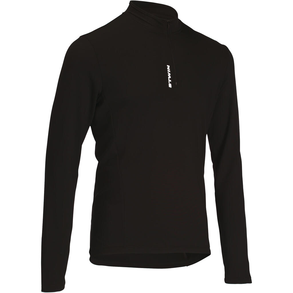 300 Long-Sleeved Cycling Jersey - Black