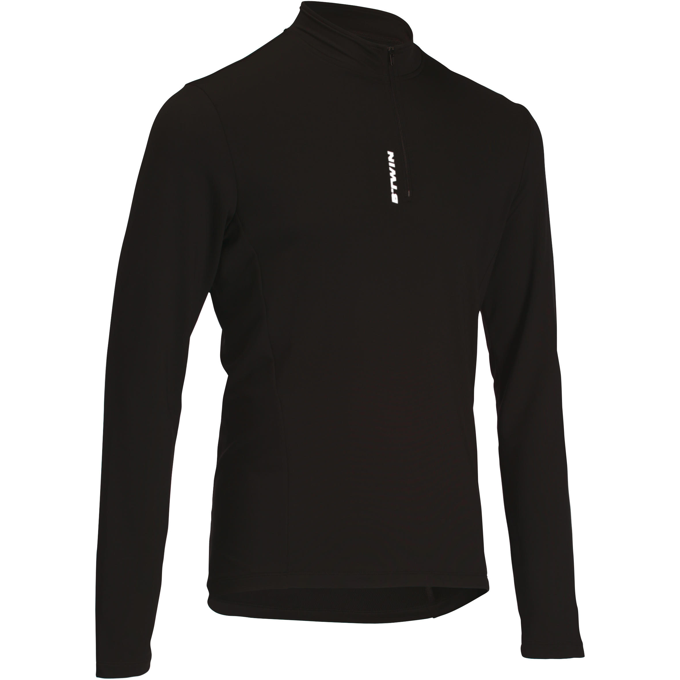 BTWIN 300 Long-Sleeved Cycling Jersey - Black