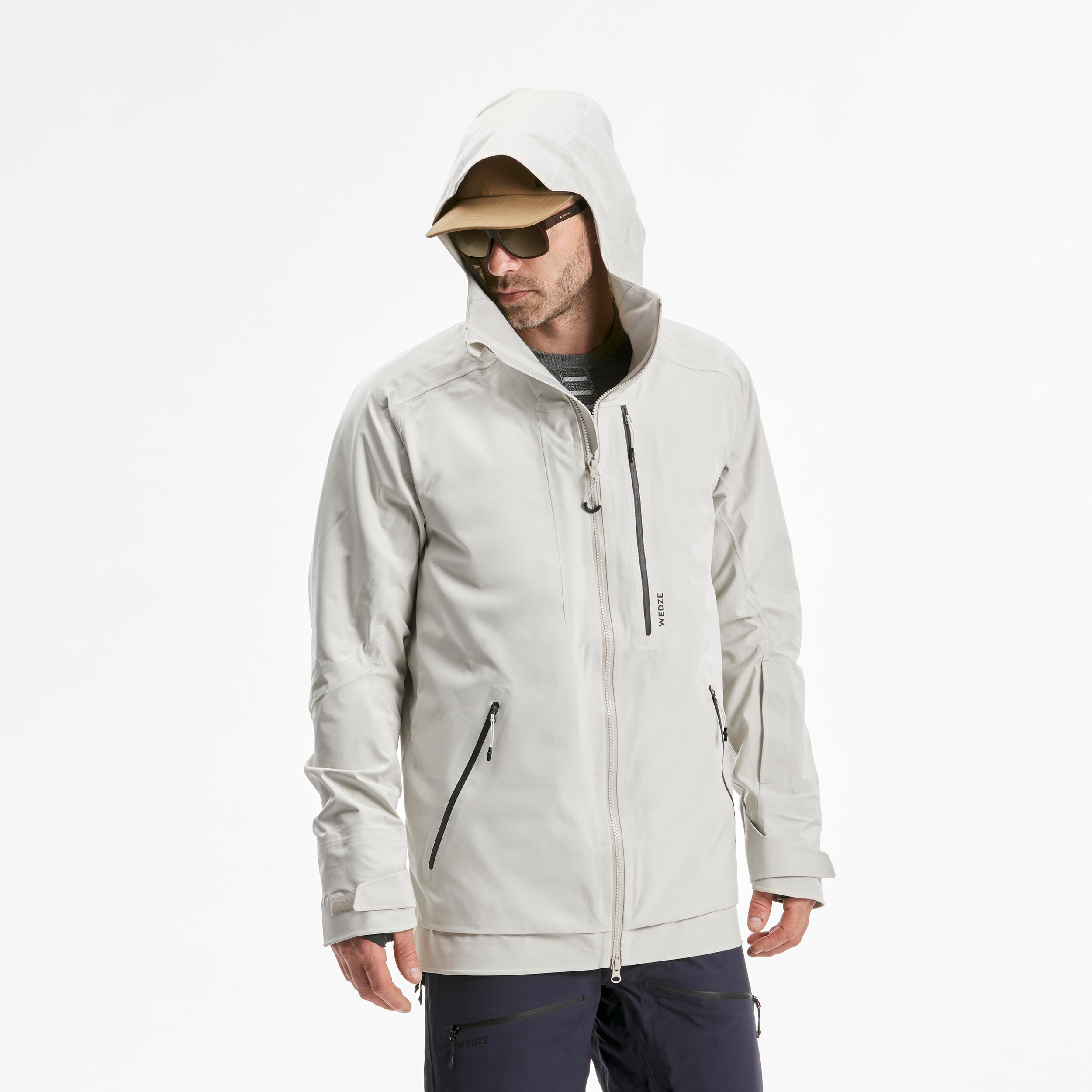 MEN'S SKI JACKET - FR500 - Linen 14/15