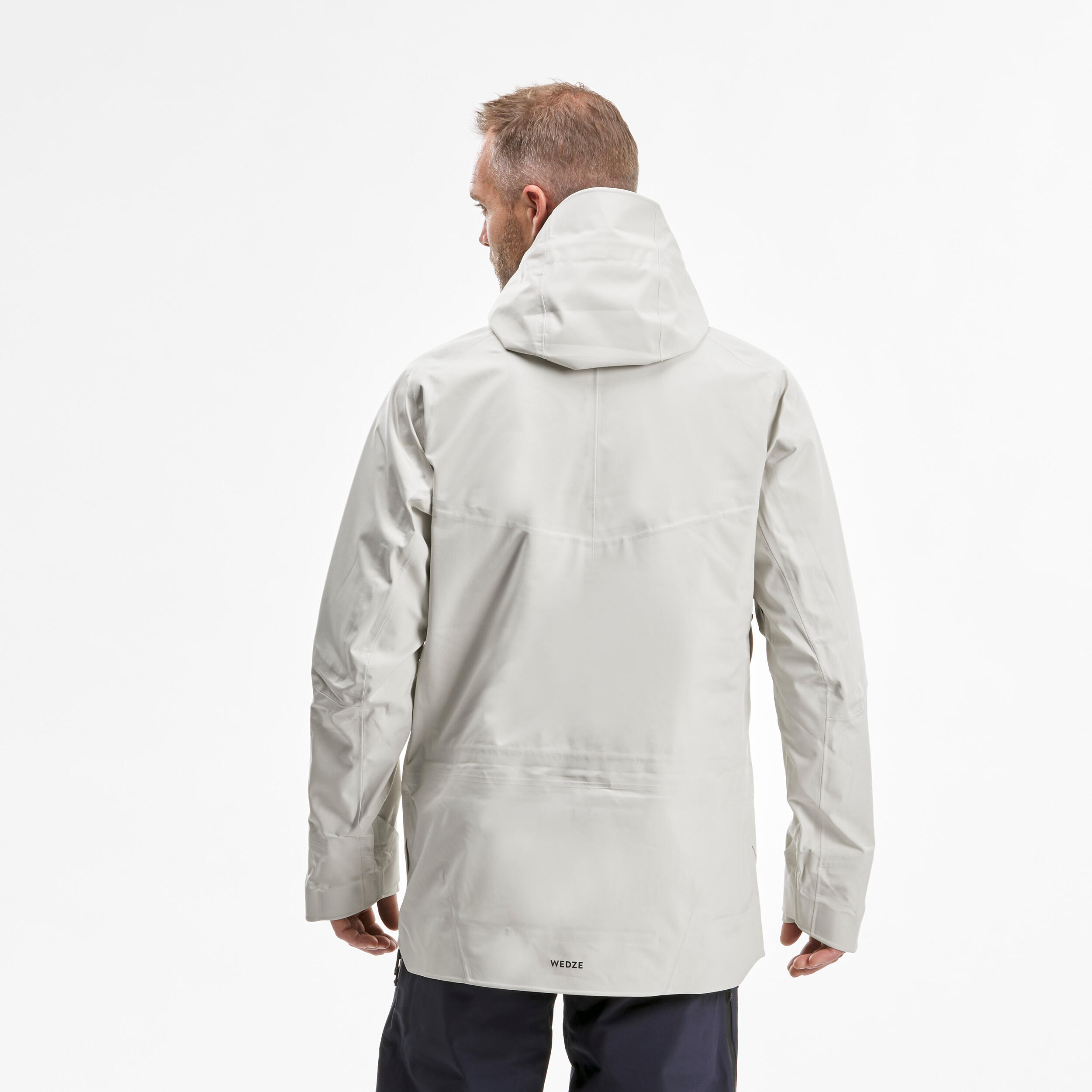 MEN'S SKI JACKET - FR500 - Linen 3/15