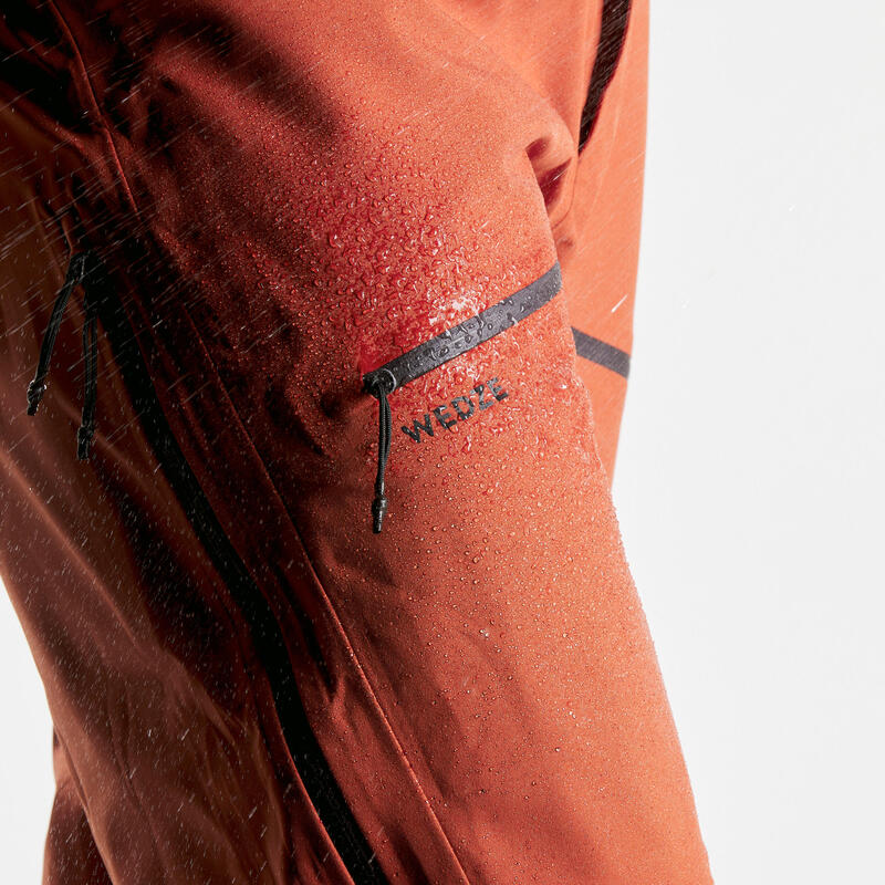 Skihose Herren Freeride - FR500 terracotta