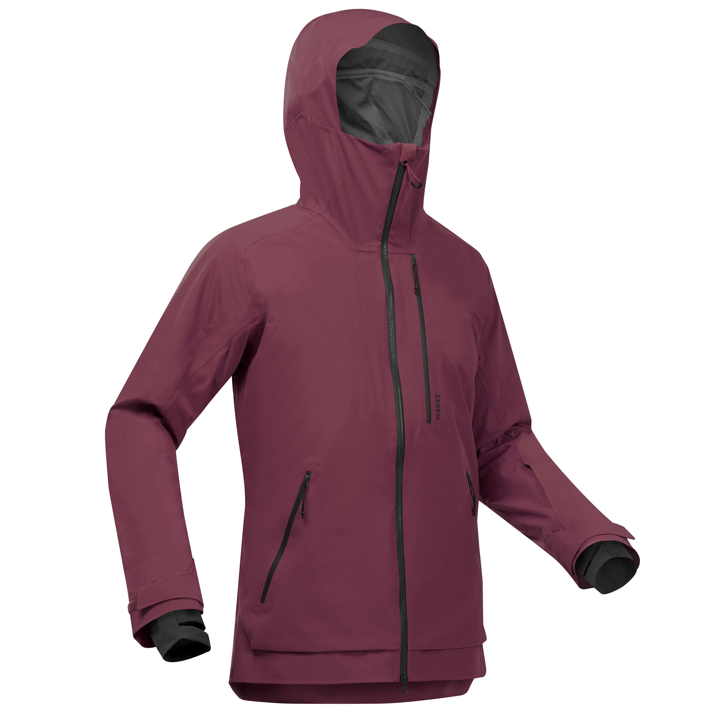 Men's Ski Jacket - FR500 - Bordeaux 5/15