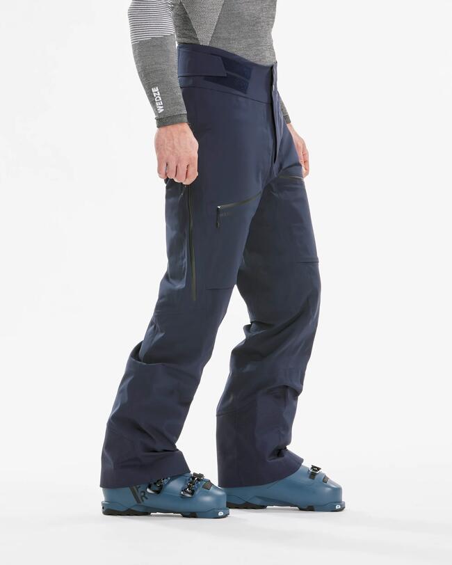 PANTALON DE SKI HOMME FR500 - BLEU MARINE