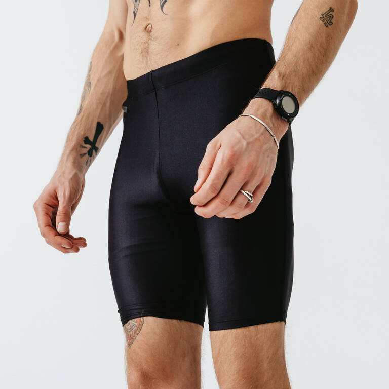 Men's Running Breathable Tight Shorts Dry - black