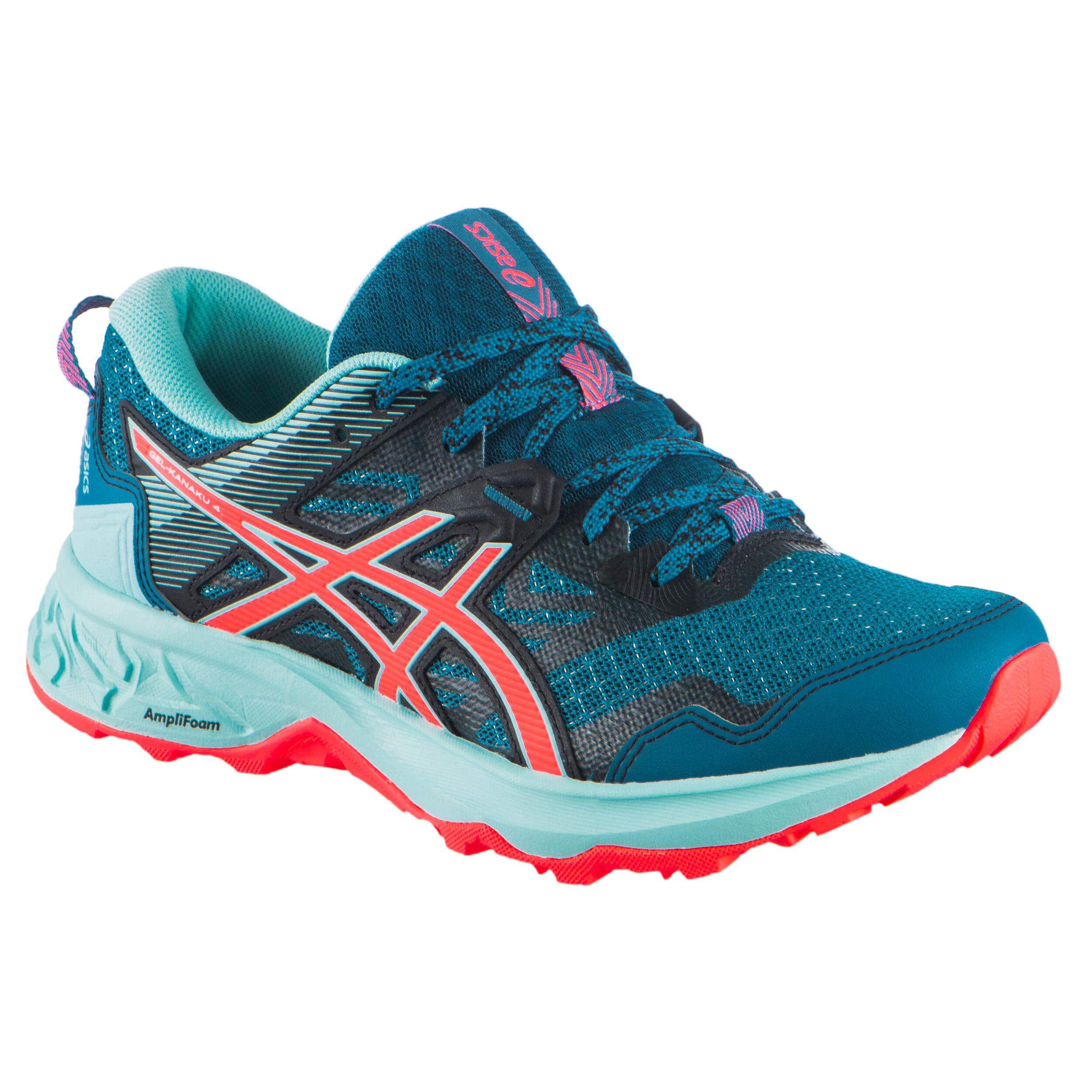 GEL-KANAKU™ 4 WOMEN'S TRAIL RUNNING SHOE BLUE CORAL - Decathlon