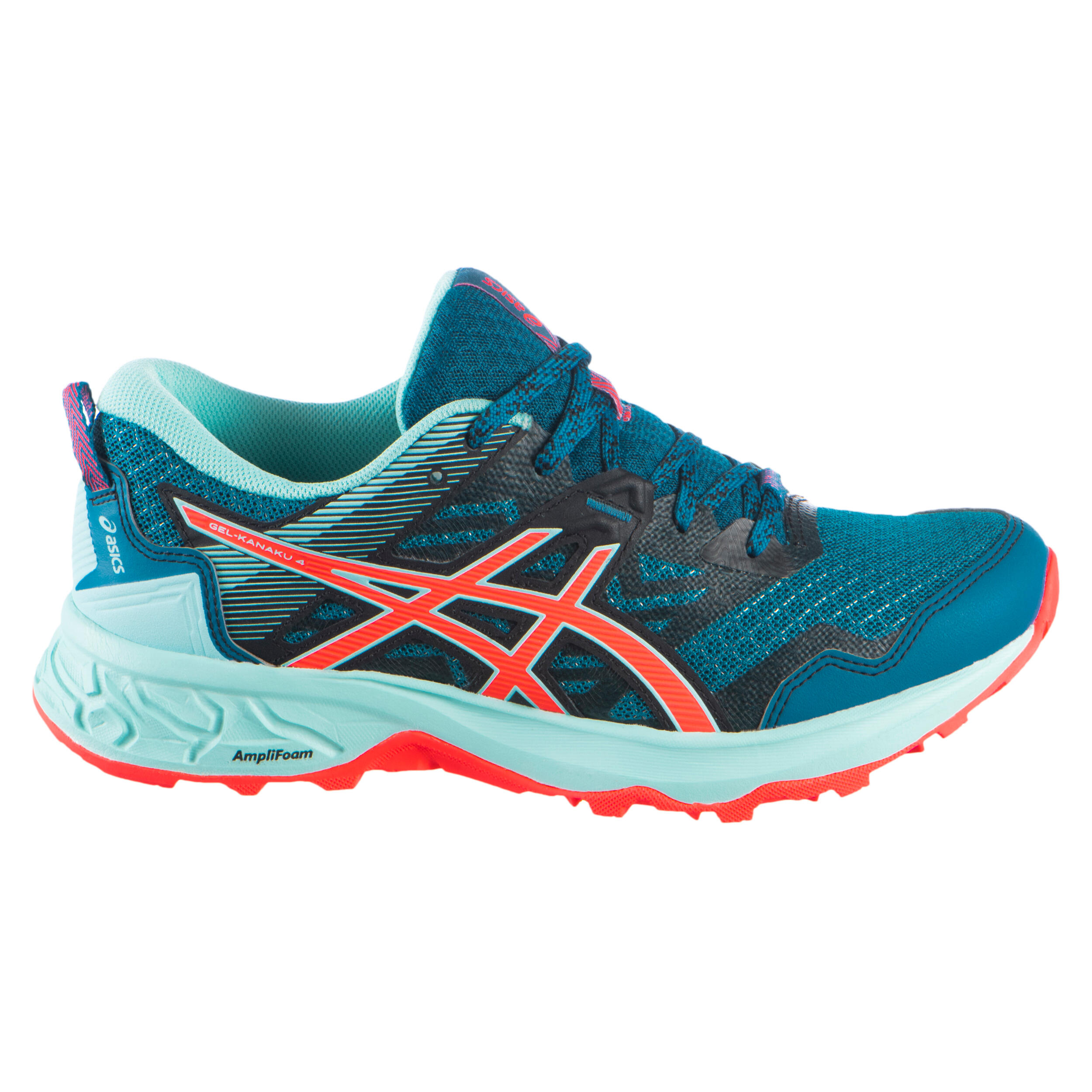 GEL-KANAKU™ 4 WOMEN'S TRAIL RUNNING SHOE BLUE CORAL - Decathlon