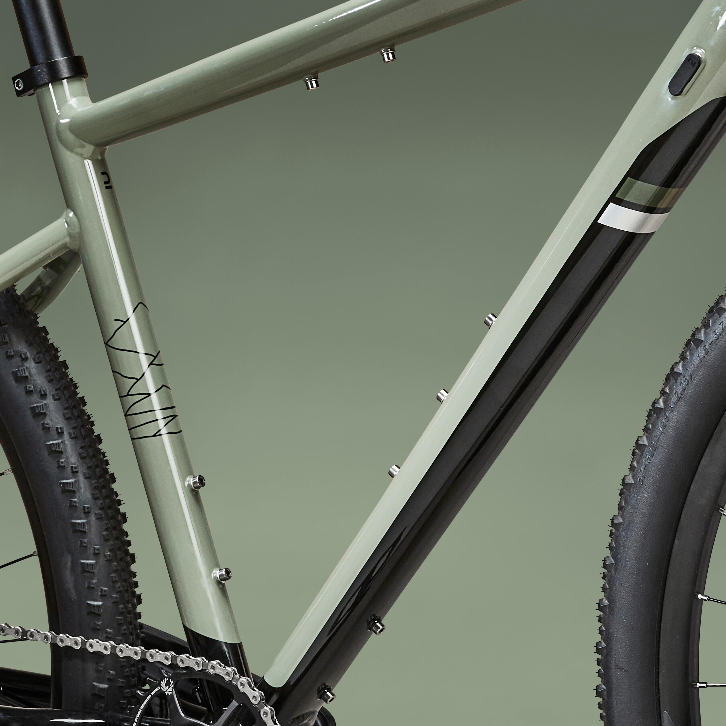 VÉLO DE VOYAGE RIVERSIDE TOURING 920 PNEUS SCHWALBE THUNDER BURT 6/22