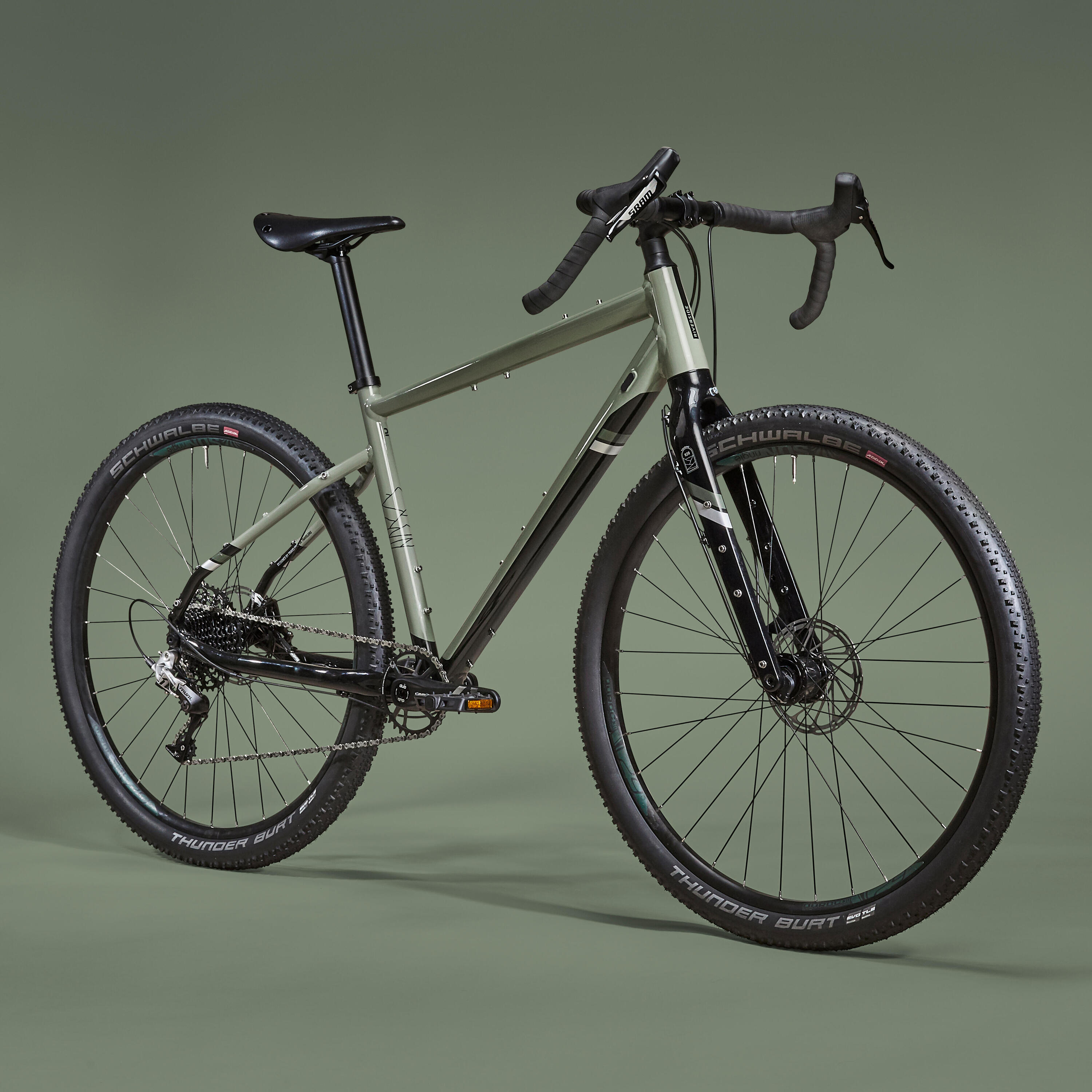 VÉLO DE VOYAGE RIVERSIDE TOURING 920 PNEUS SCHWALBE THUNDER BURT 4/22