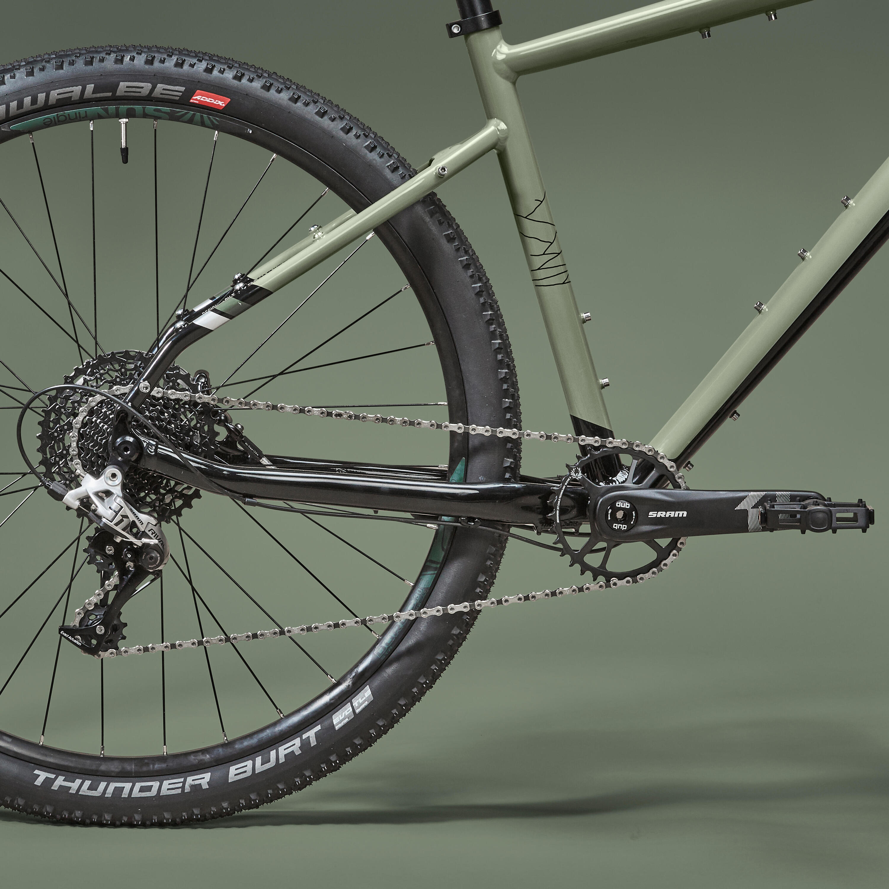 VÉLO DE VOYAGE RIVERSIDE TOURING 920 PNEUS SCHWALBE THUNDER BURT 12/22