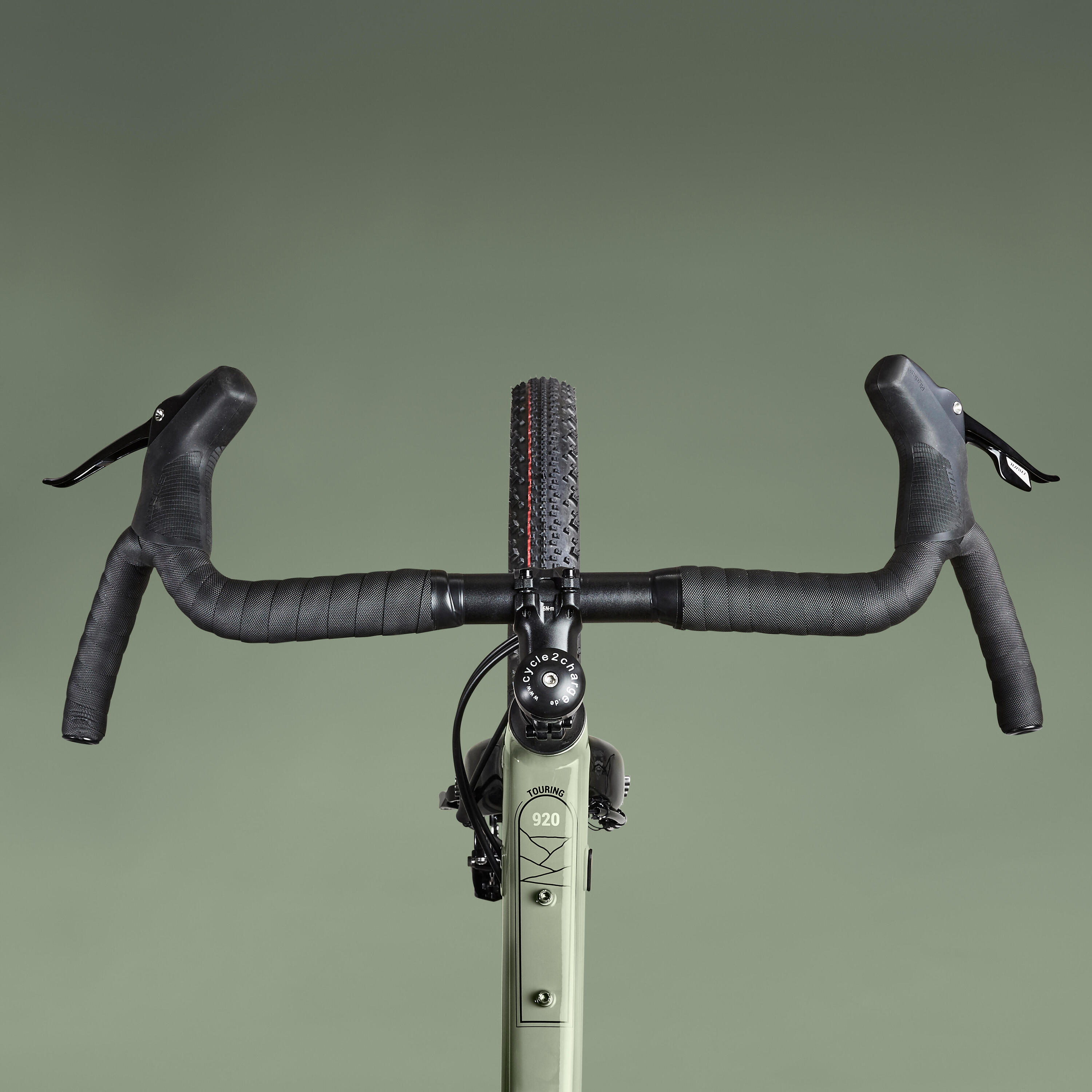 VÉLO DE VOYAGE RIVERSIDE TOURING 920 PNEUS SCHWALBE THUNDER BURT 9/22