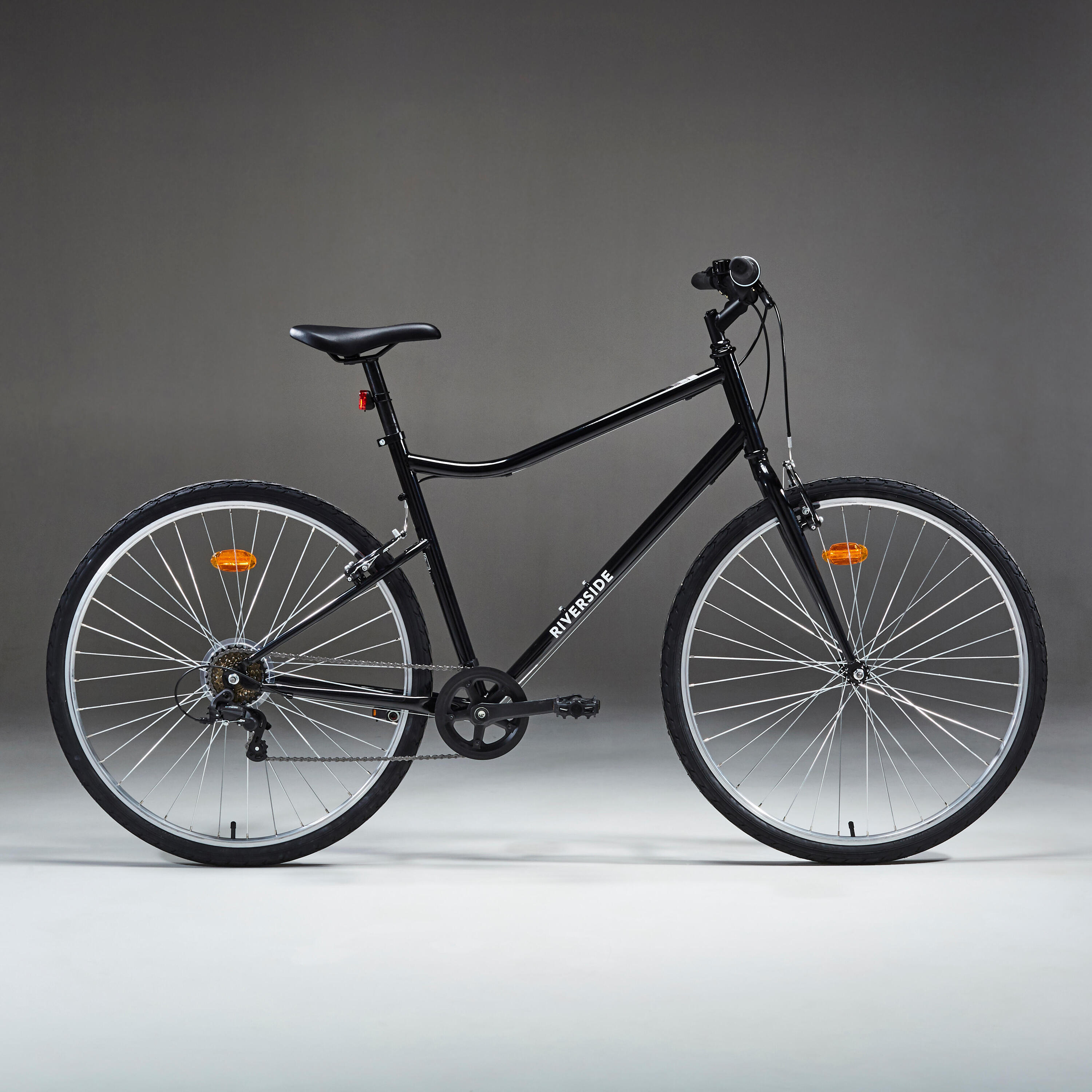 Bicicleta Trekking Riverside 100 Negro 33/36