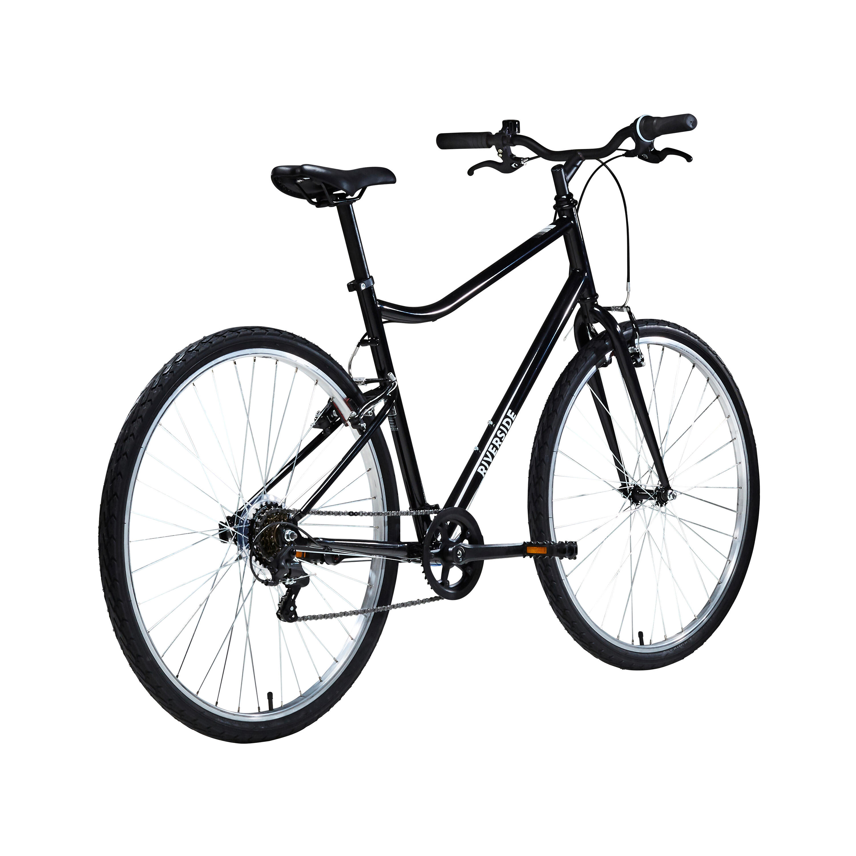 Bicicleta Trekking Riverside 100 Negro 36/36