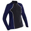 Adult Training Figure Skating Jacket - Black/Blue