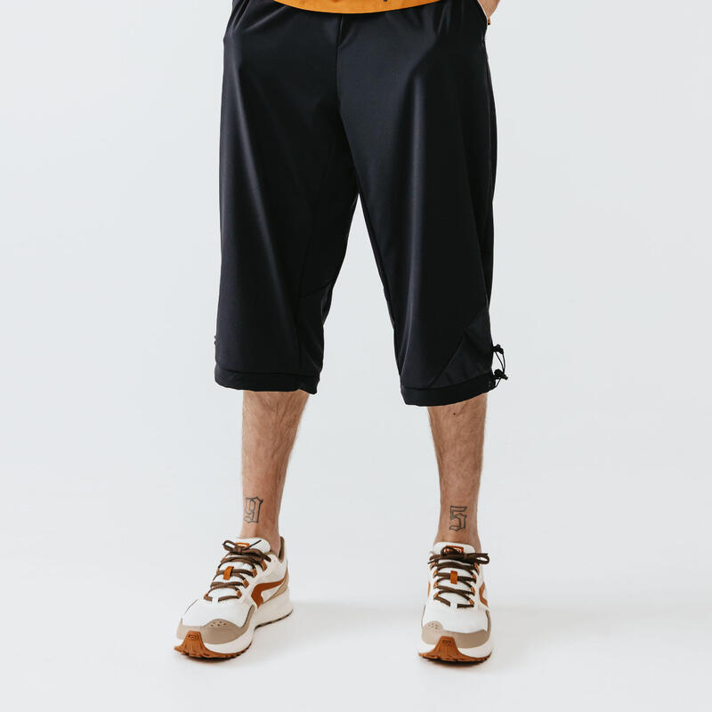 Laufhose 3/4 atmungsaktiv Dry+ Herren schwarz Laufhose 3/4 atmungsaktiv Dry+ Herren schwarz