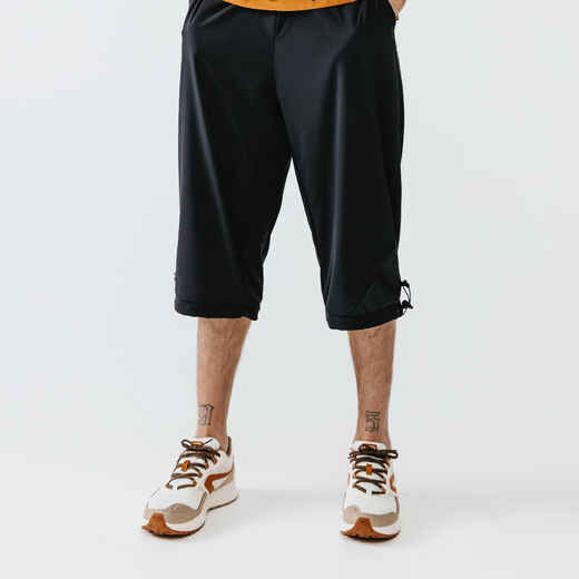 
      Men's Running Breathable Cropped Trousers Dry+ - black
  