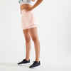 2-in-1 Anti-Chafing Fitness Short Shorts - Coral