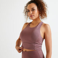 Moderate Support Cropped Fitness Sports Bra 540
