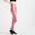 Leggings Damen hoher Taillenbund - FTI100 rosa