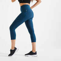 Short Fitness Leggings with Phone Pocket