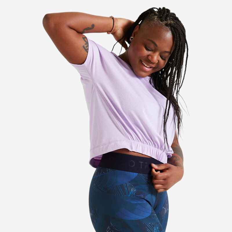 T-Shirt Crop Top weit Fitness T-Shirt Crop Top weit Fitness