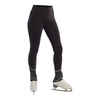 Trainings-Leggings Eiskunstlauf Erwachsene schwarz/blau 