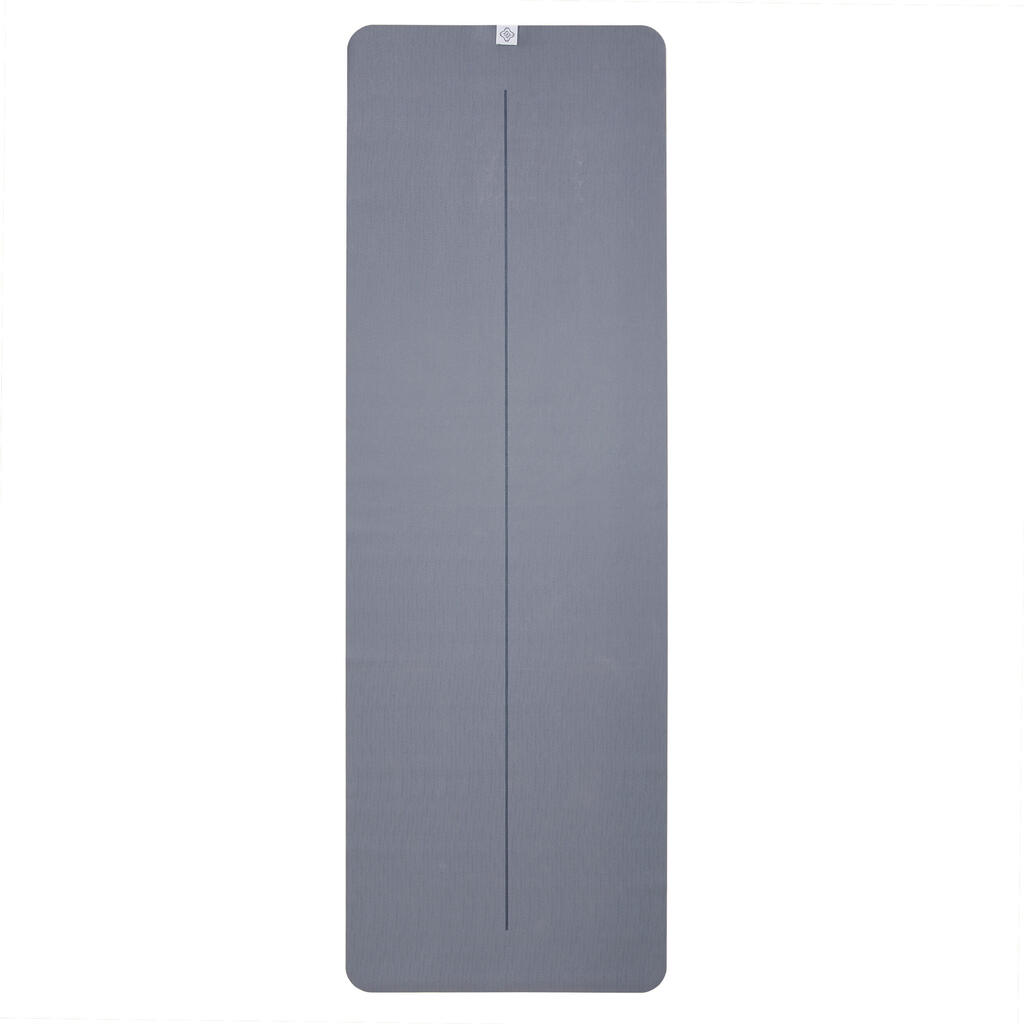 Travel yoga mat 1.5 mm - grey