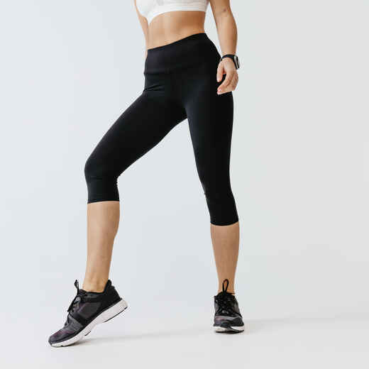 
      Women's short running leggings Support - black
  