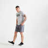 Product left preview block for Men's Fitness Shorts With Zipper Pockets - Grey