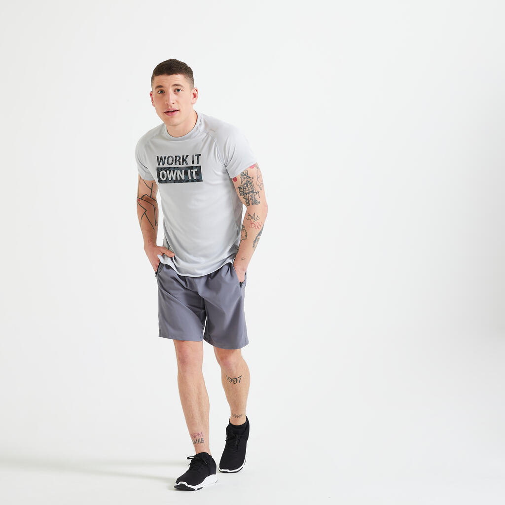 Pánske tričko 120 na fitness kaki 