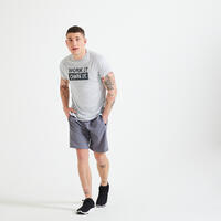 Technical Fitness T-Shirt - Grey Print