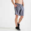 Shorts Fitness Herren RV-Tasche - 120 grau