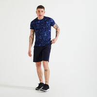 Technical Fitness T-Shirt - Blue Print/Camouflage