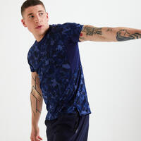 Technical Fitness T-Shirt - Blue Print/Camouflage