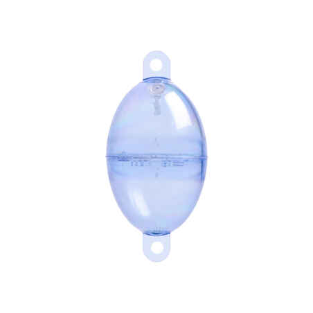 Oval Buldo Float No.3 clear x3 sea fishing bubble float