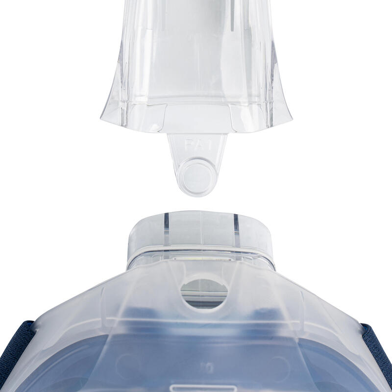 Adult’s Easybreath surface mask with an acoustic valve - 540 freetalk blue