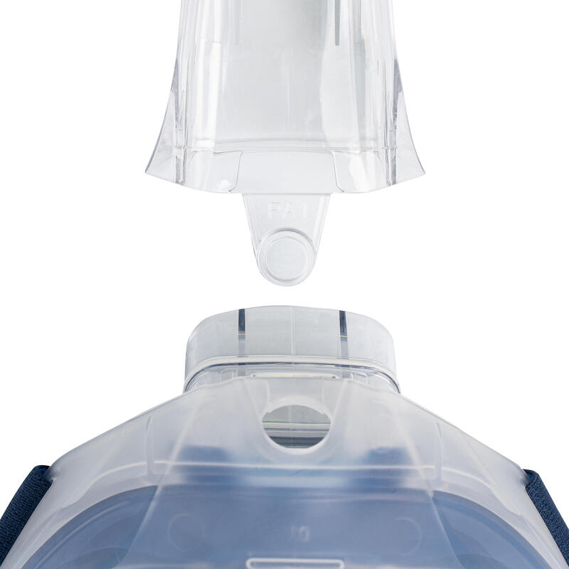 Mască Easybreath + 540 pentru snorkeling la suprafață cu supapă acustică Adulți