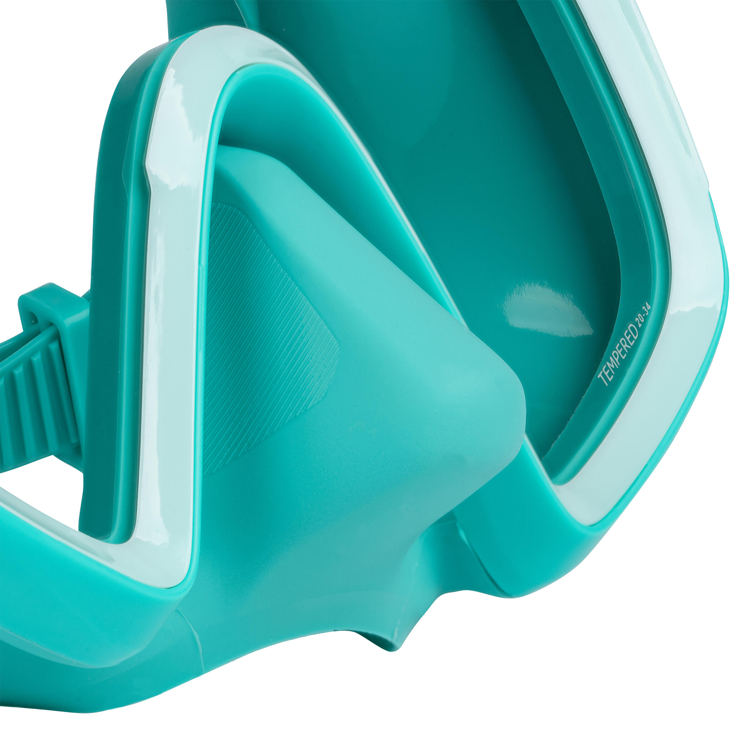 Diving mask SCD 500 V2 mono-lens - Turquoise 5/6