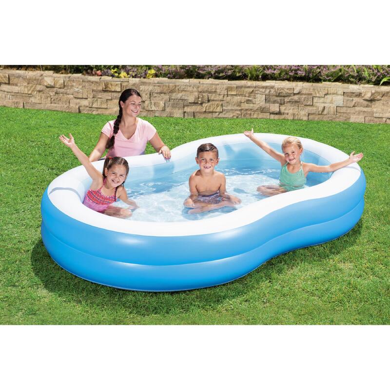 Planschbecken Family Pool Bestway "Lagune" 262x157x46 cm