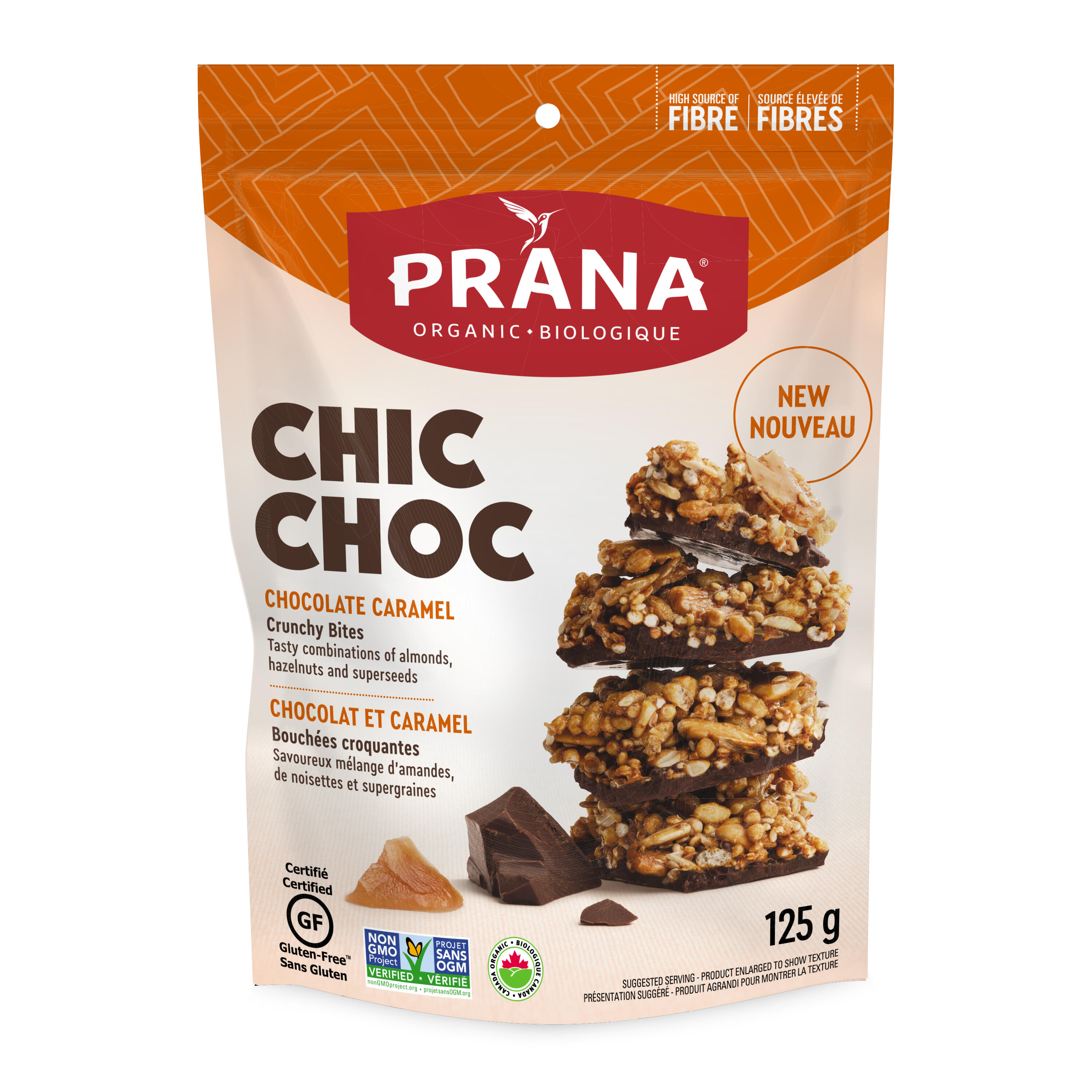 Chic Choc Chocolate Caramel crunchy bites - PRANA