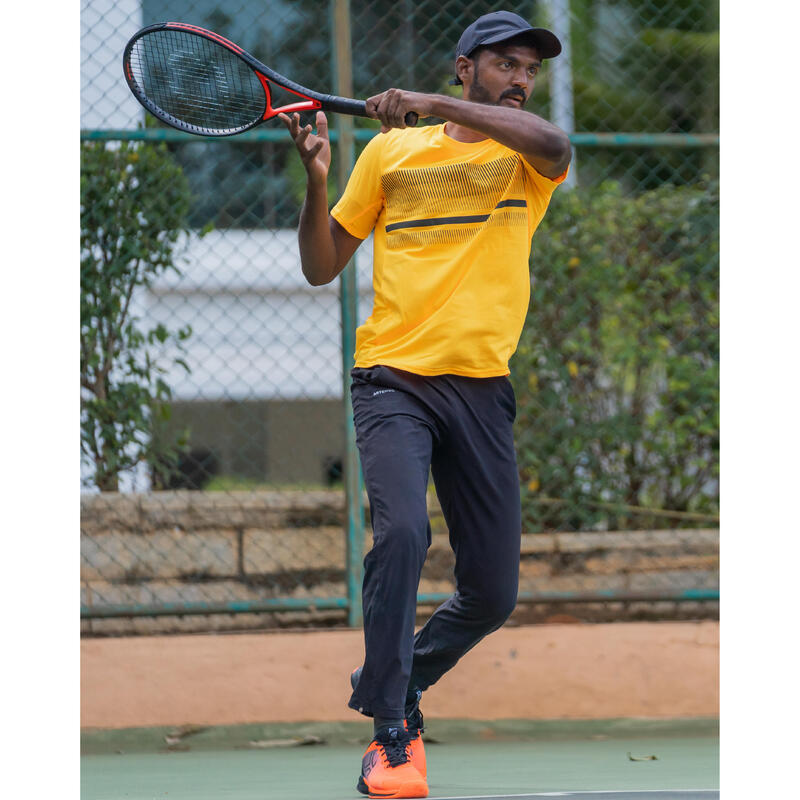 Erkek Tenis Eşofman Altı - Siyah - Essential