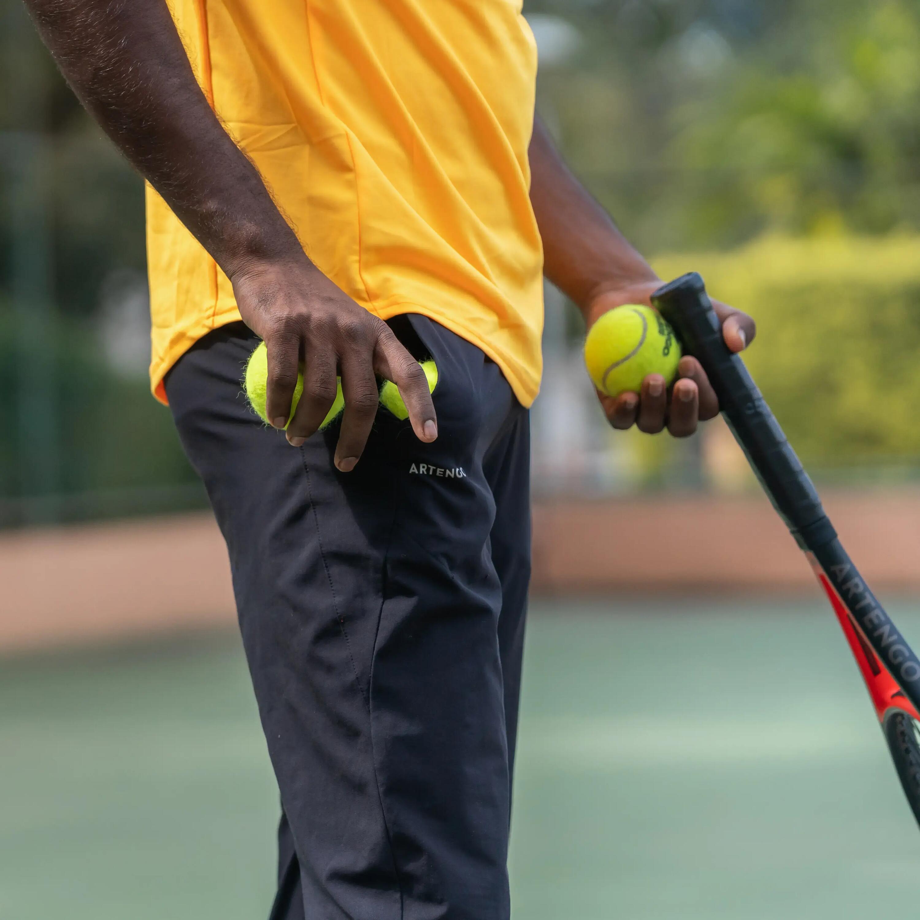 Erkek Tenis Eşofman Altı - Siyah - Essential 7/8