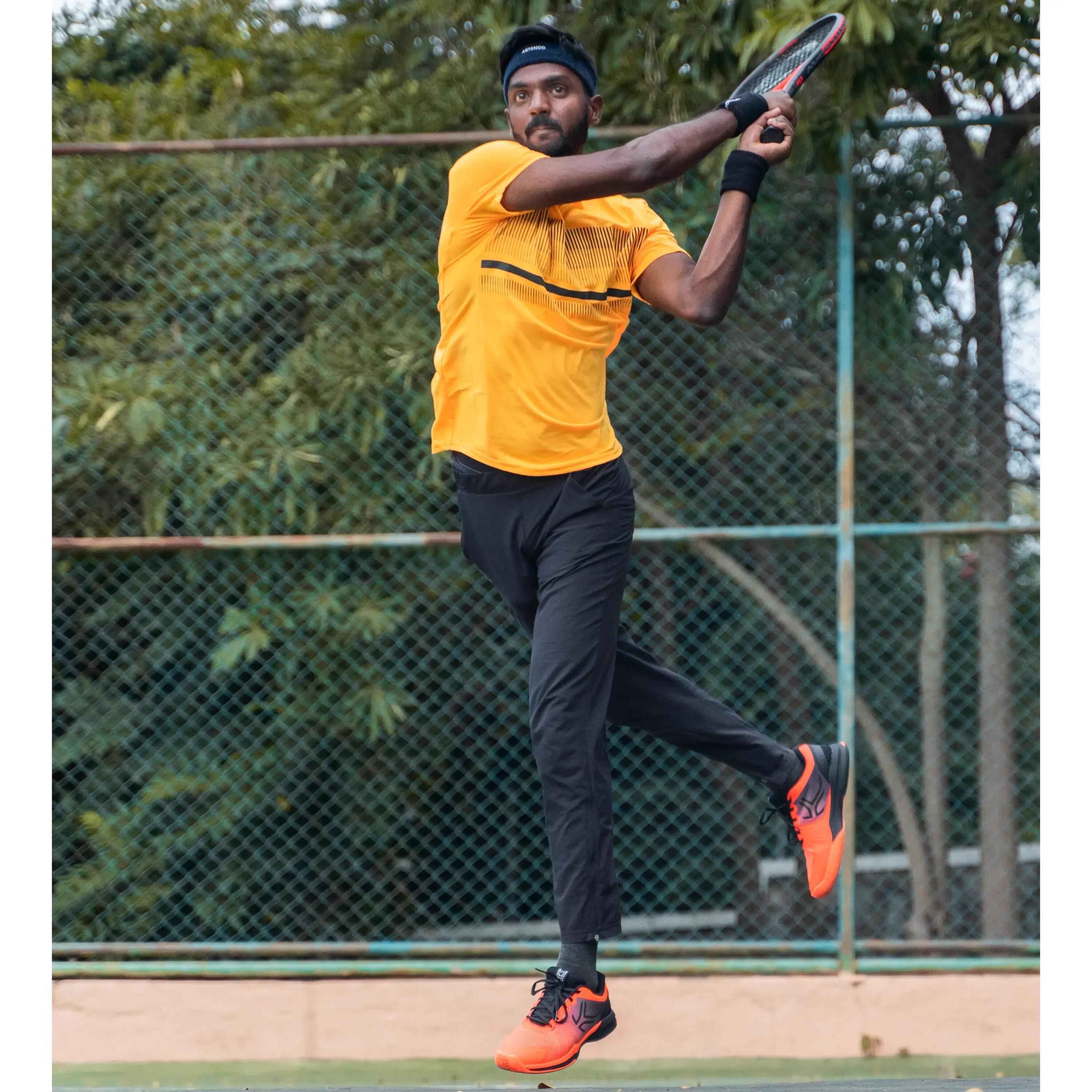 Erkek Tenis Eşofman Altı - Siyah - Essential 6/8