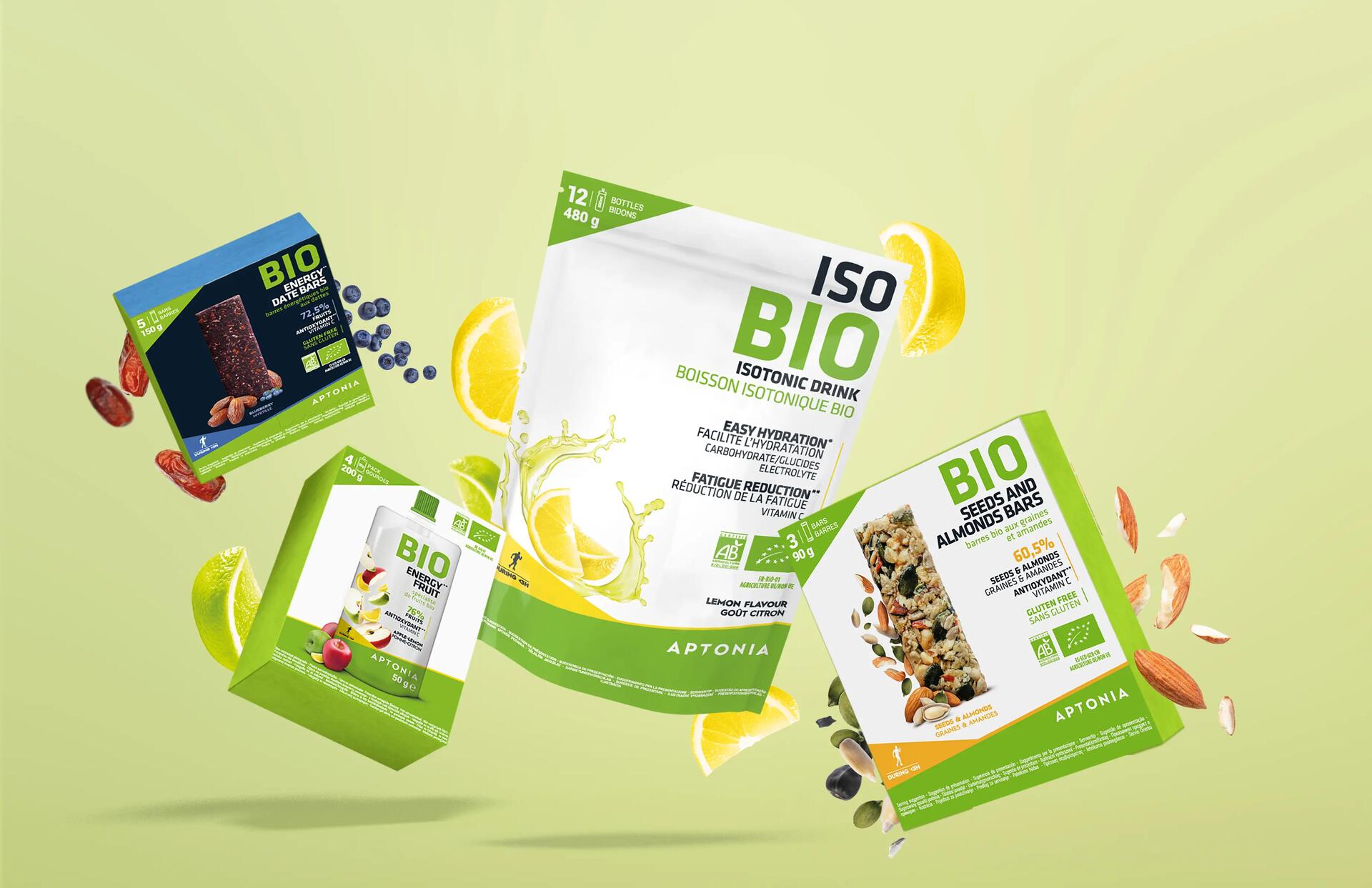 Notre gamme de nutrition sportive bio