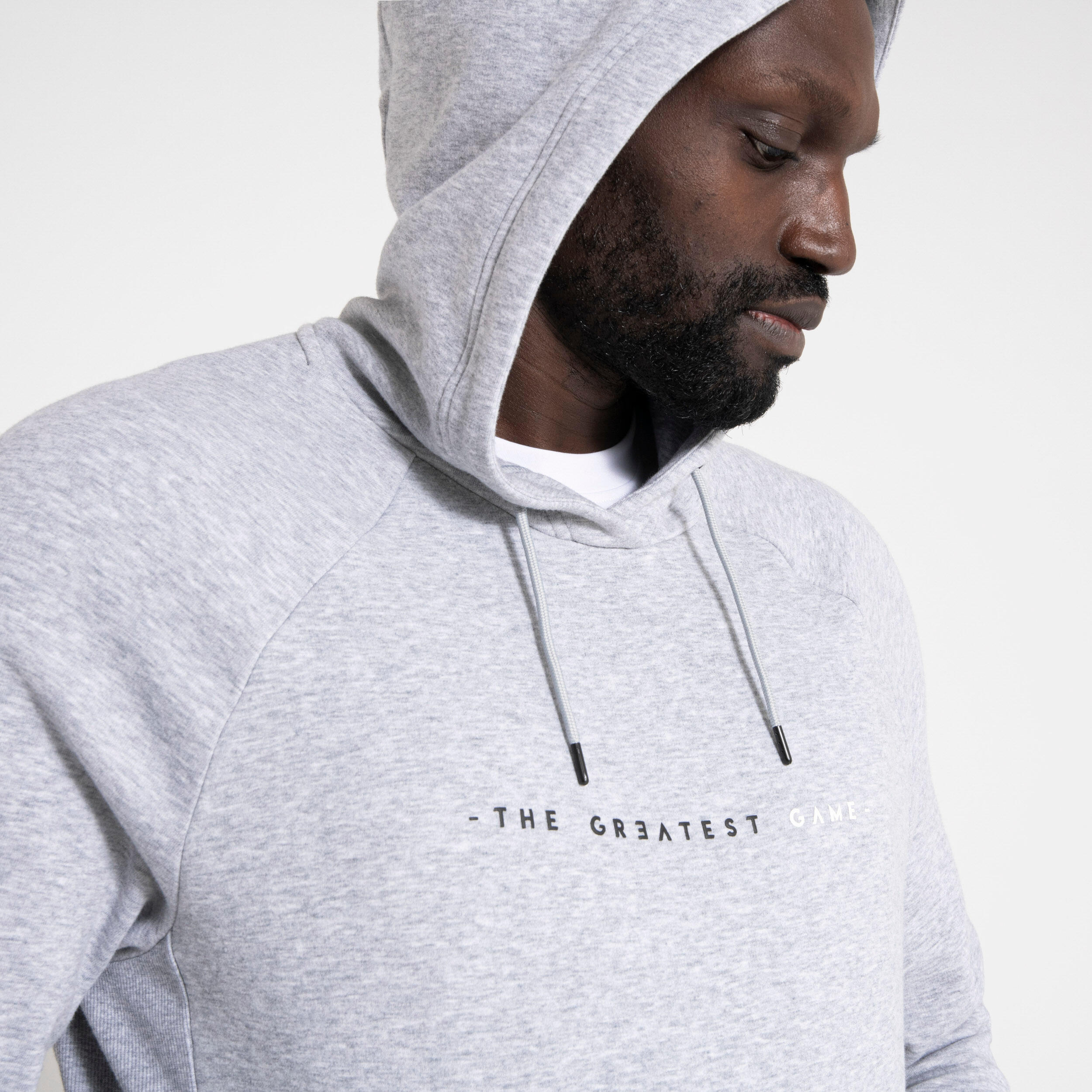 Basketball Hoodie - H100 Light Grey - Light grey - Tarmak - Decathlon