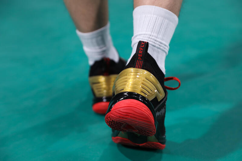 Badmintonschoenen voor heren BS 990 zwart/goud