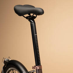 Bici pieghevole a pedalata assistita TILT 500 E nera BTWIN | DECATHLON