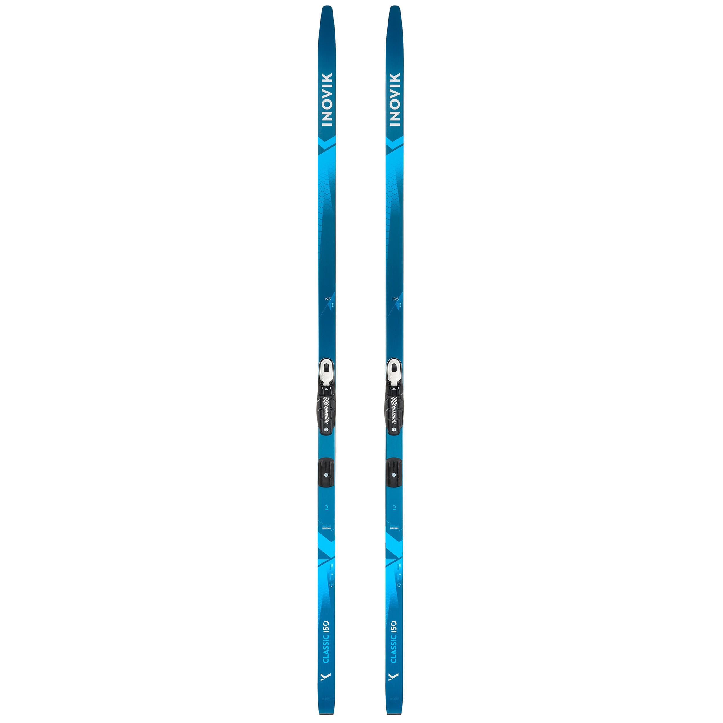 Women's Cross-Country Skiing Base Layer Bottoms - 900 Blue - Galaxy blue,  Bright indigo - Inovik - Decathlon