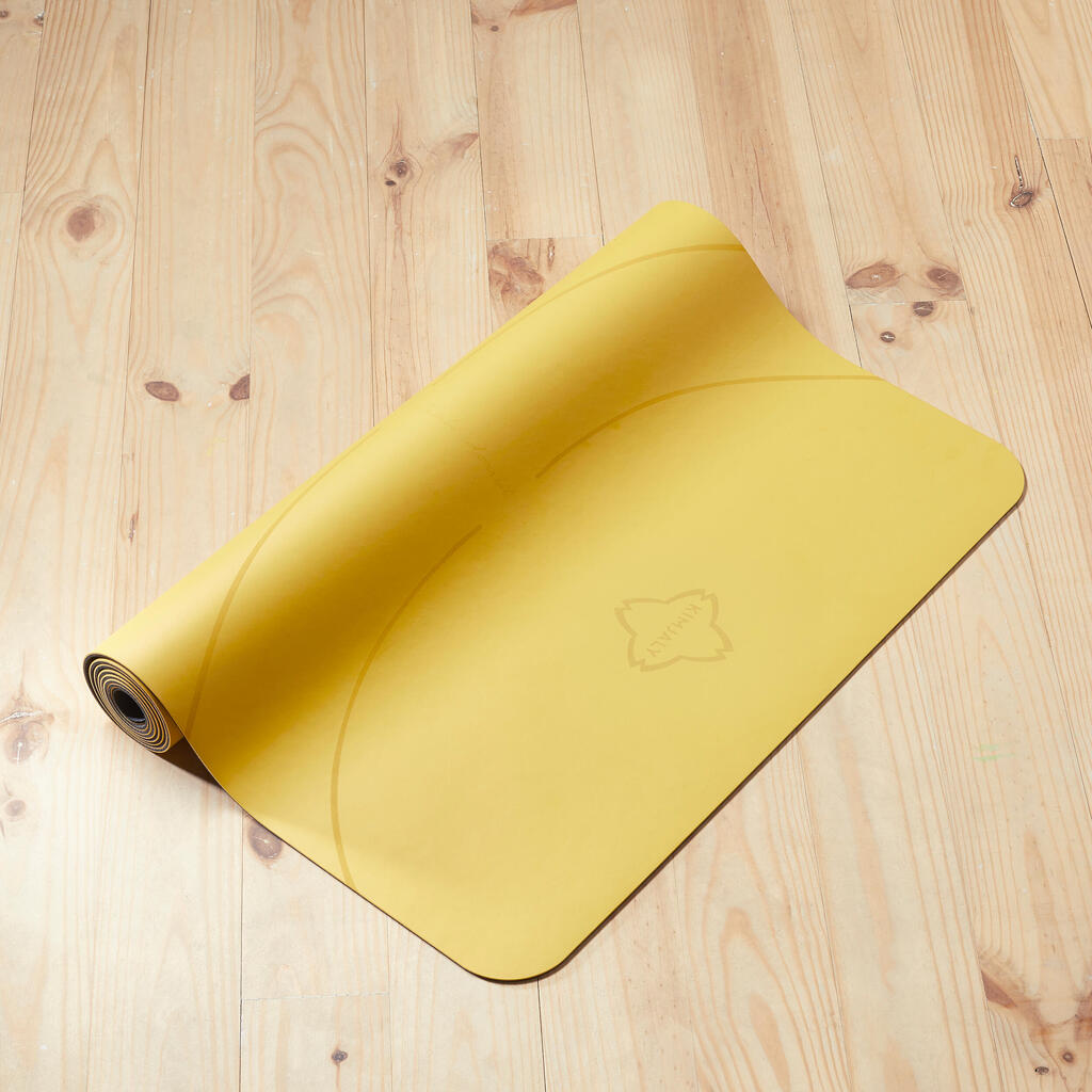 Yoga Mat Grip+ 185CM X 65CM X 3MM - Yellow